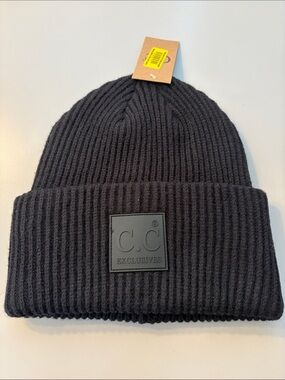 C.C Exclusives Black Beanie NWT